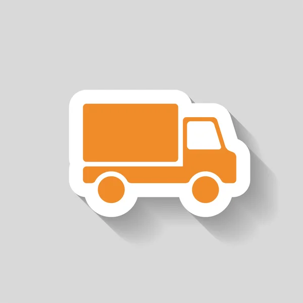 Pictograph of truck icon — Stock Vector