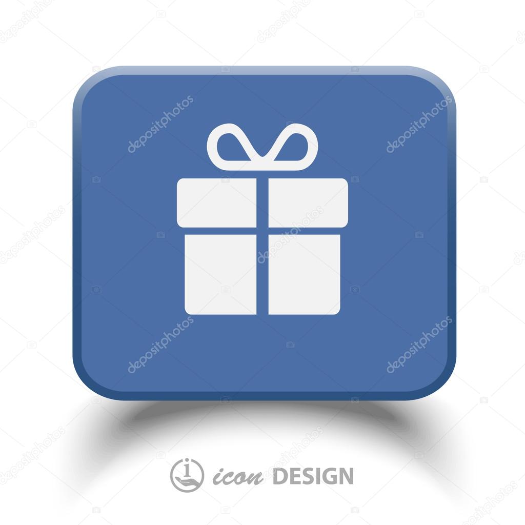 Pictograph of gift box