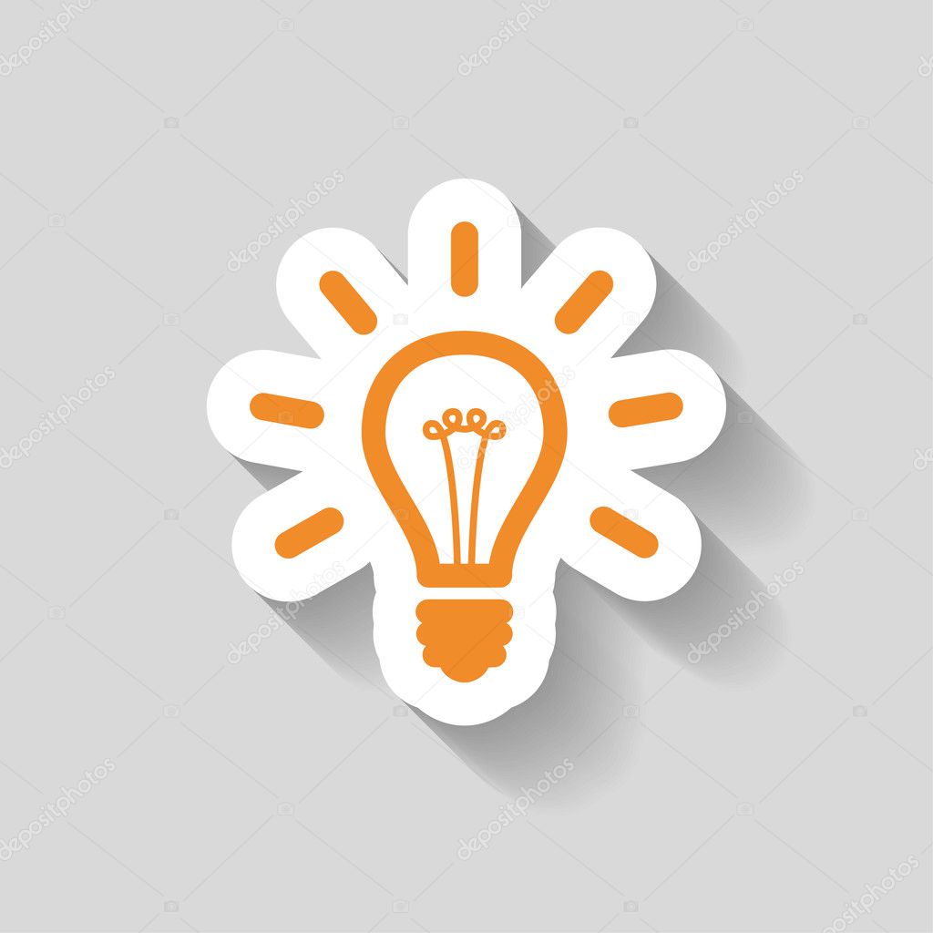 Pictograph of light bulb
