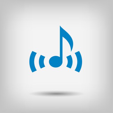 müzik not simgesini resim