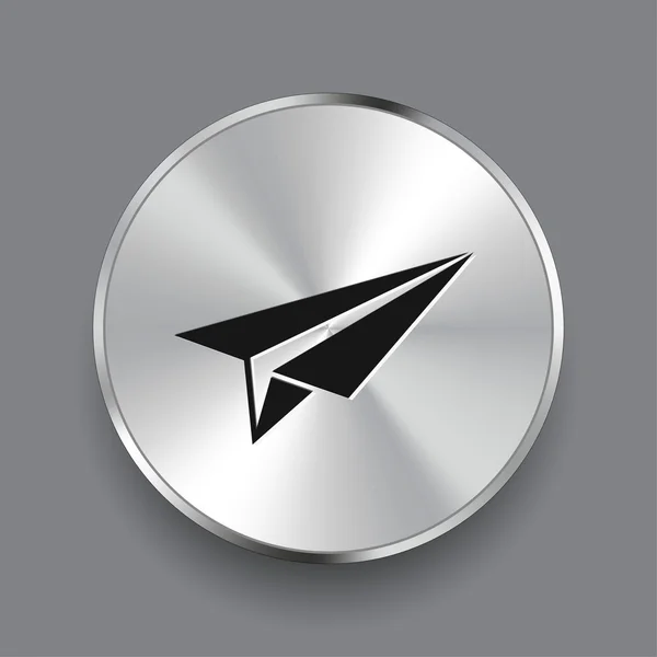 Pictografía del icono del avión — Vector de stock