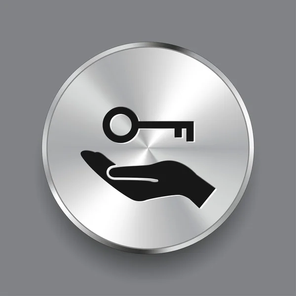Pictograma do ícone chave — Vetor de Stock