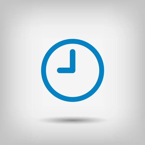Pictograma do ícone do relógio — Vetor de Stock
