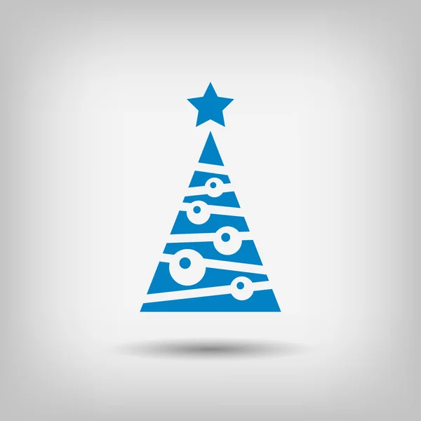 Pictogramme de l'arbre de Noël — Image vectorielle