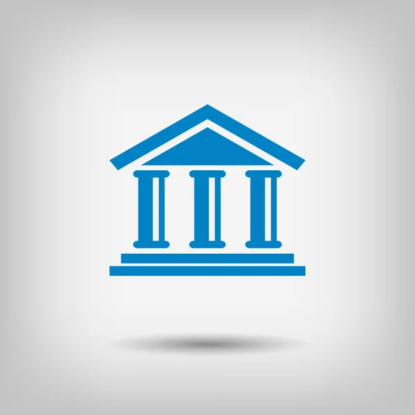 Pictograph van bank pictogram — Stockvector