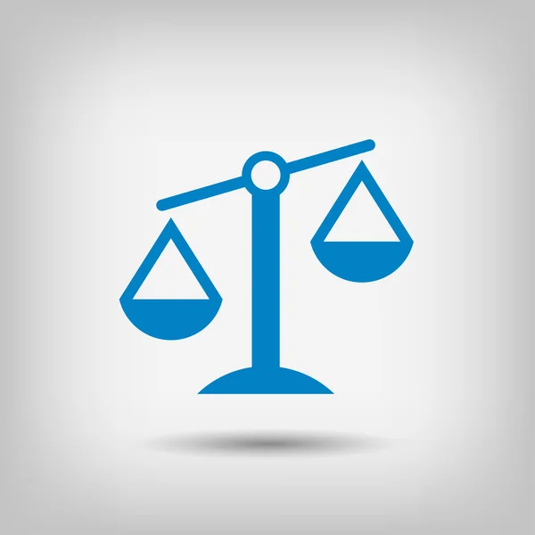 Pictograph van Justitie schalen — Stockvector