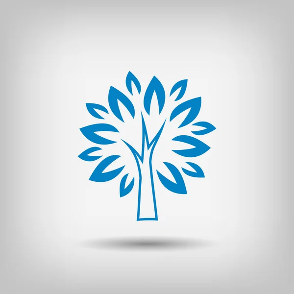 Ikony Symbols drzewo ikona — Wektor stockowy