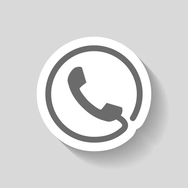 Pictograph van telefoonpictogram — Stockvector