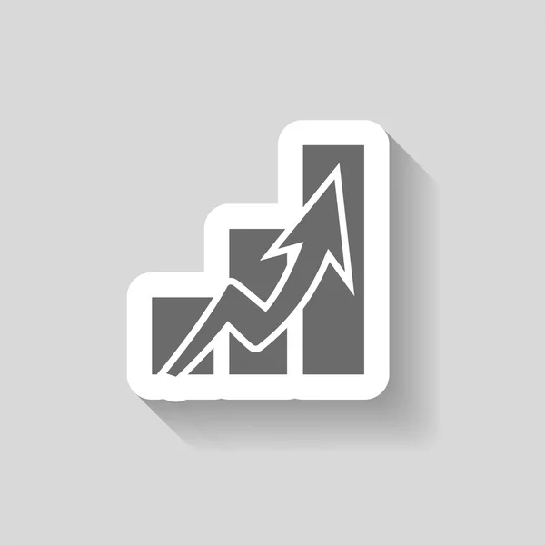 Pictograma do ícone gráfico — Vetor de Stock