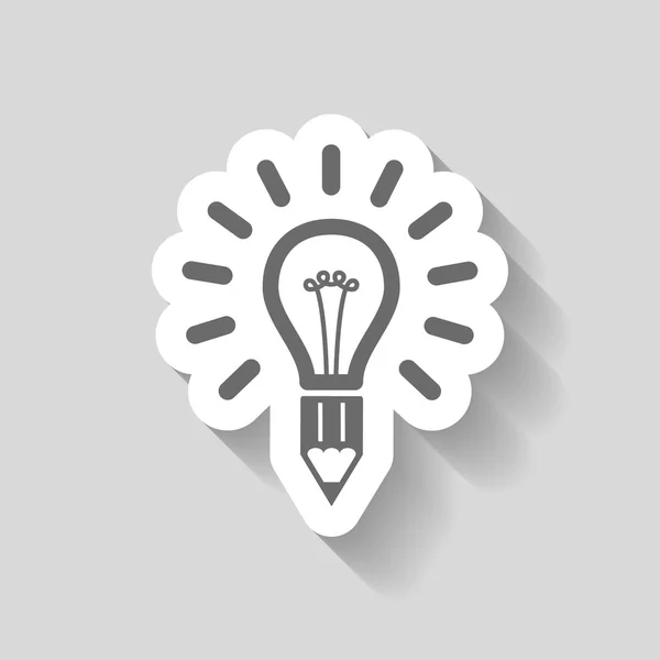 Light bulb icon — Stock Vector