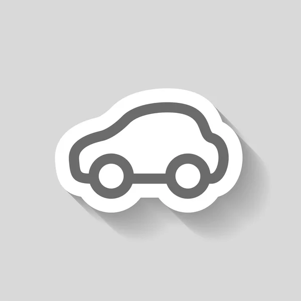 Pictografía del icono del coche — Vector de stock