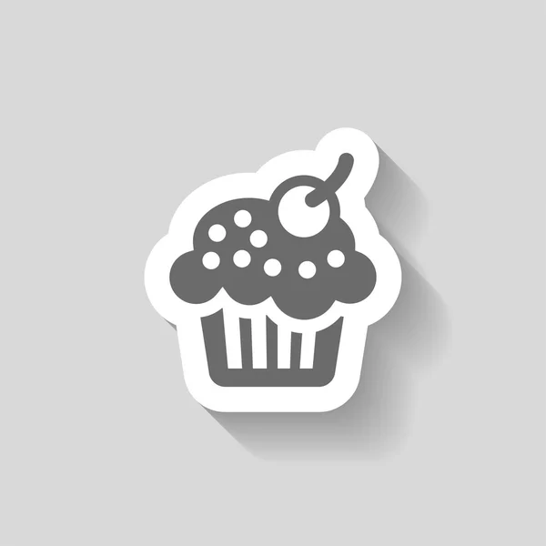 Pictografía del icono de la torta — Vector de stock