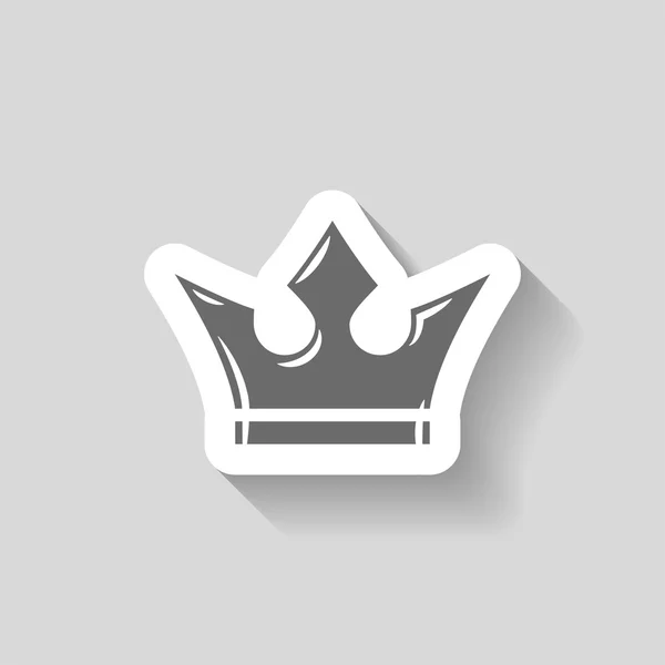 Pictografía del icono de la corona — Vector de stock