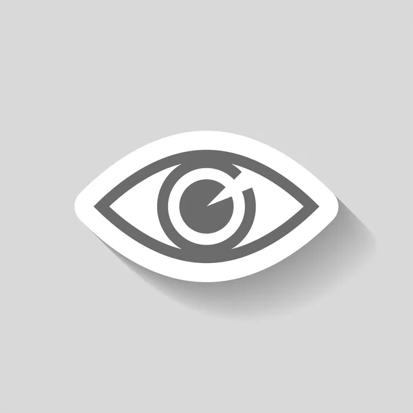 Pictogramme de l'icône des yeux — Image vectorielle