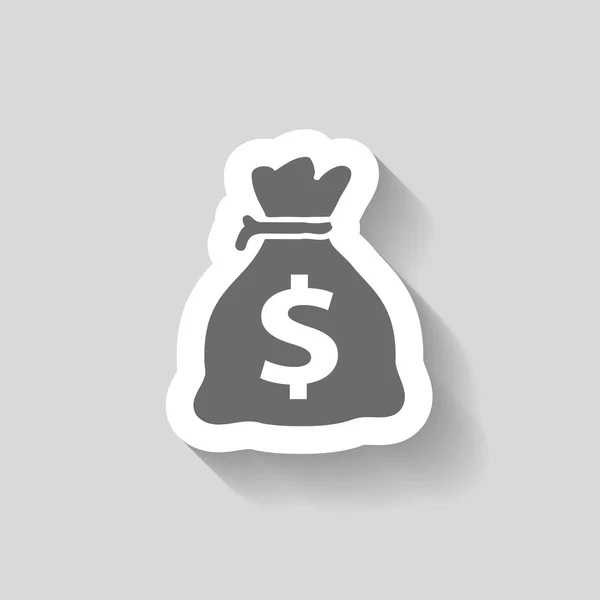 Pictograph van geld pictogram — Stockvector