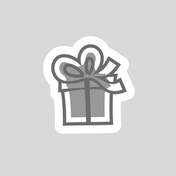 Icono de caja de regalo — Vector de stock