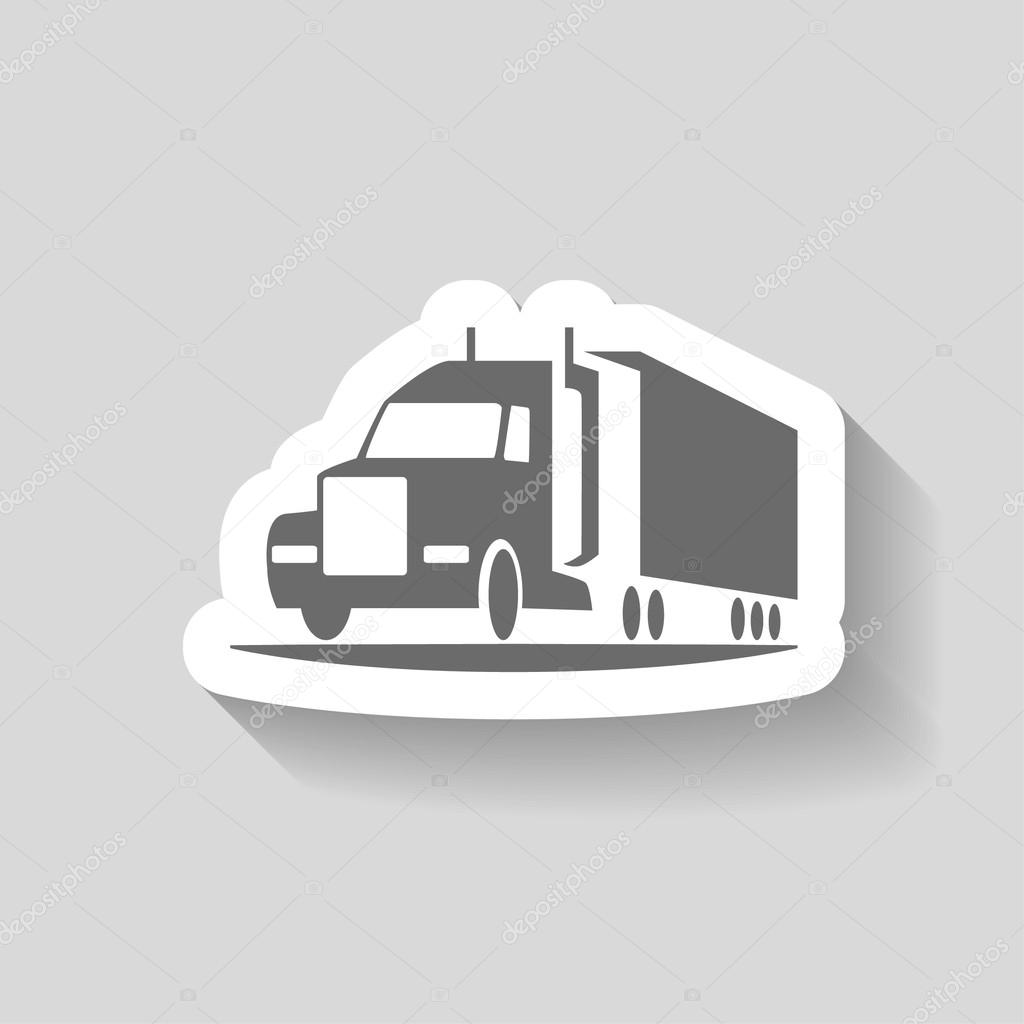 Pictograph of truck icon