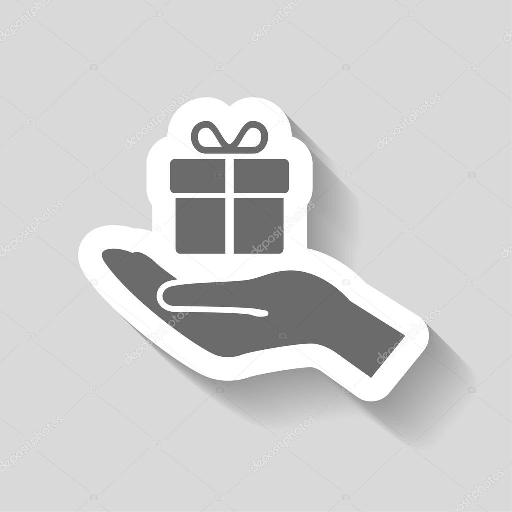 Pictograph of gift box