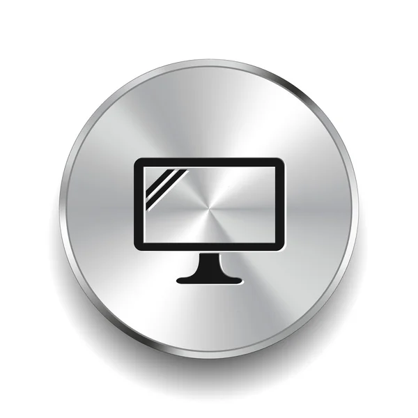 Pictografía del icono de la computadora — Archivo Imágenes Vectoriales