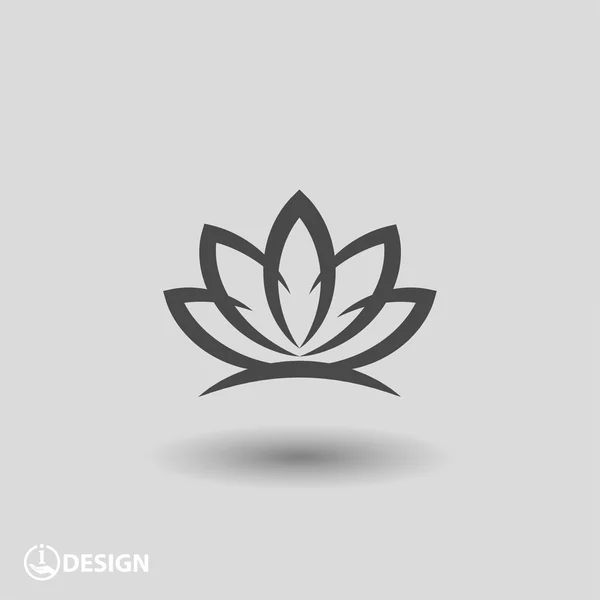 Ikona ikony aplikace lotus — Stockový vektor