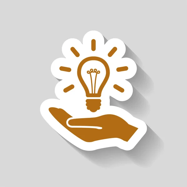 Light bulb icon — Stock Vector