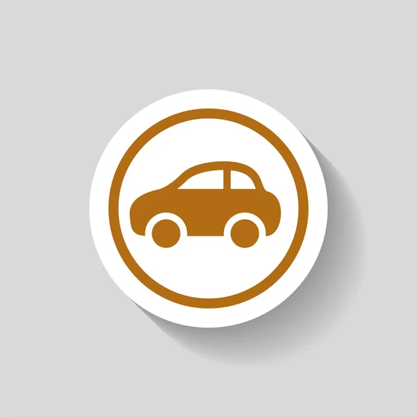 Pictograph of car icon — Stock Vector