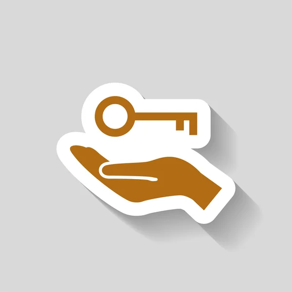 Ikona Ikona klíče — Stockový vektor