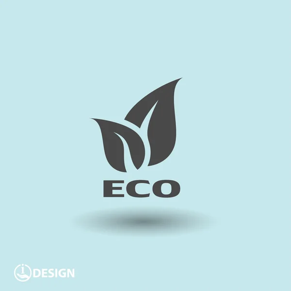 Pictografía del icono ecológico — Vector de stock