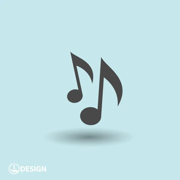 Music notes icon — Stock Vector