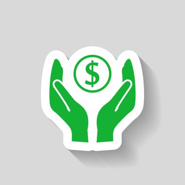 Ellerin simgesinde para