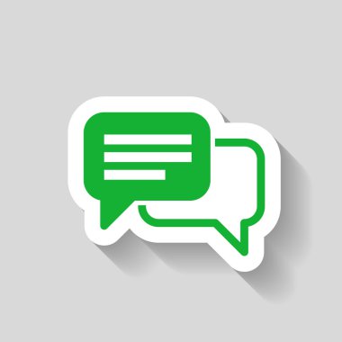 ileti veya sohbet simgesi