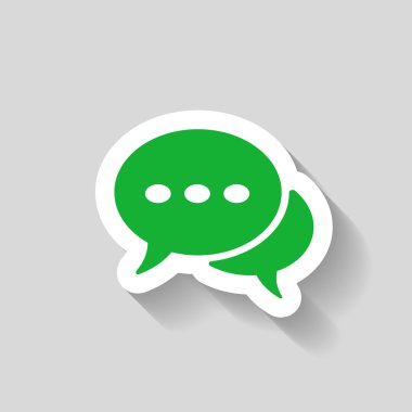 ileti veya sohbet simgesi