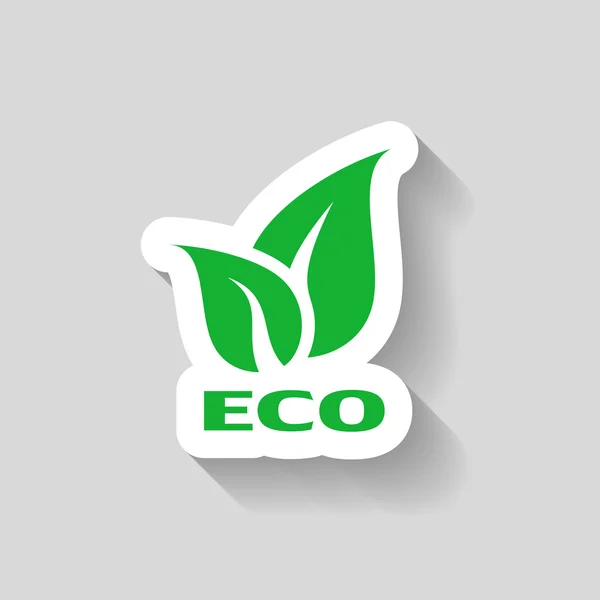 Pictograph of eco icon — Stock Vector