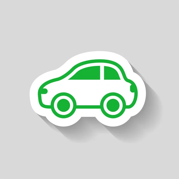 Pictograph of car icon — Stock Vector