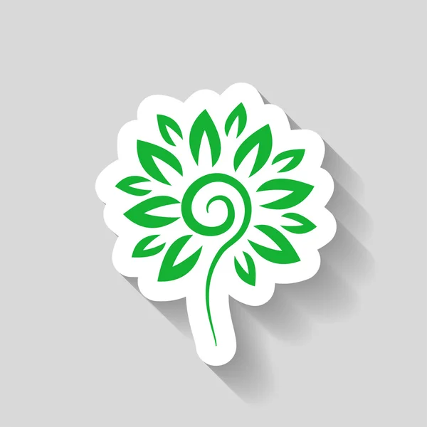 Ikony Symbols kwiat ikona — Wektor stockowy