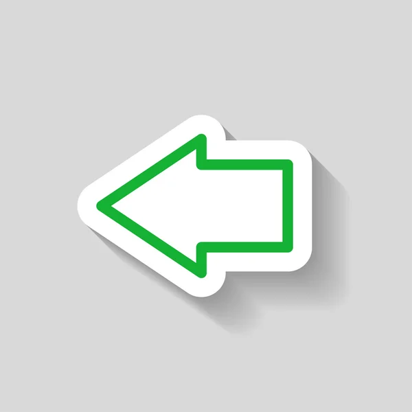 Pictograph of arrow icon — Stock Vector