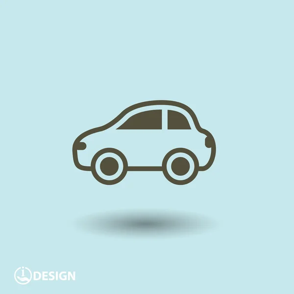 Pictogramme de l'icône de la voiture — Image vectorielle
