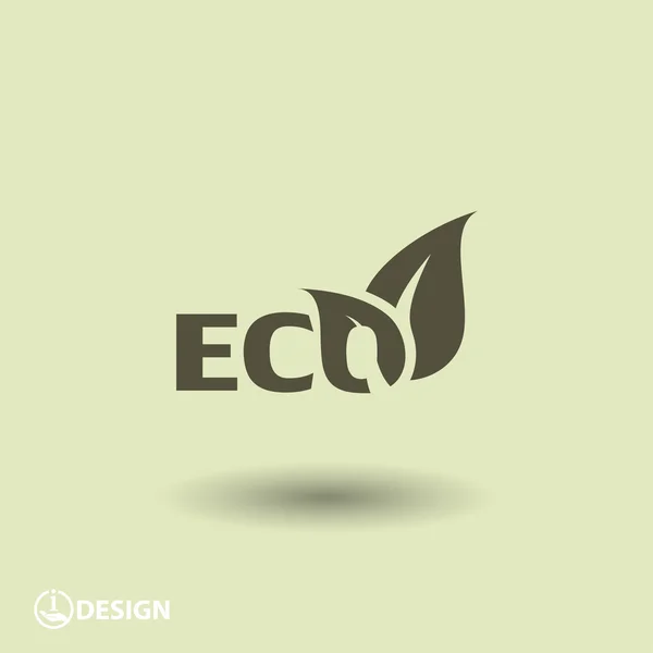 Εικονόγραμμα του εικονιδίου "eco" — Διανυσματικό Αρχείο