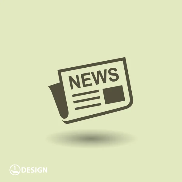 News icon design — Stock Vector