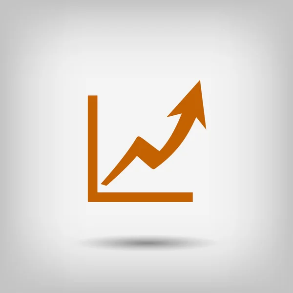 Pictograph av diagram ikon — Stock vektor