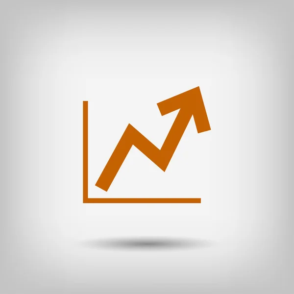 Pictograph av diagram ikon — Stock vektor