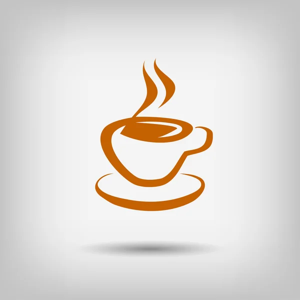 Pictograph van cup pictogram — Stockvector