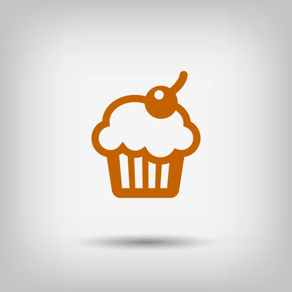 Pictografía del icono de la torta — Vector de stock