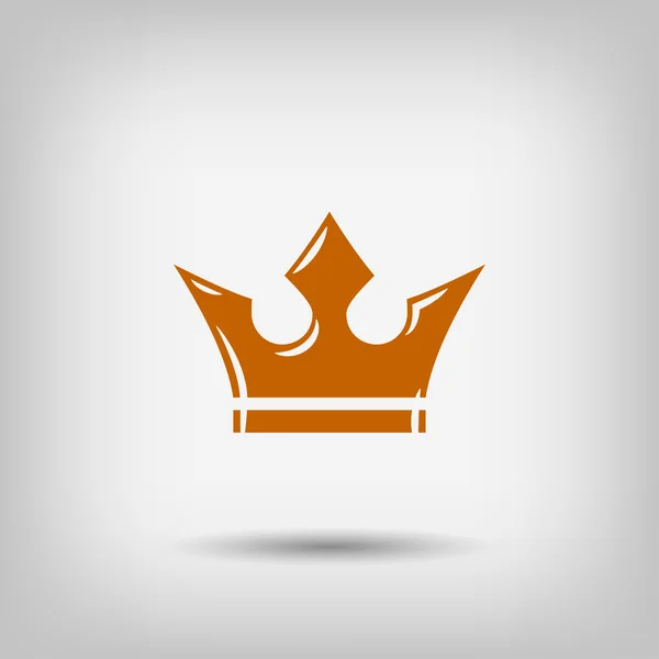 Pictograph van kroon pictogram — Stockvector