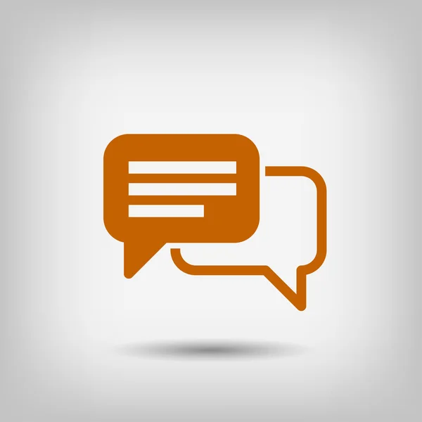 Message or chat icon — Stock Vector