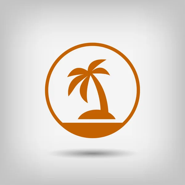 Ikony Symbols wyspy ikony — Wektor stockowy