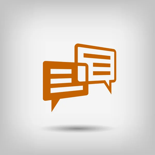 Message or chat icon — Stock Vector