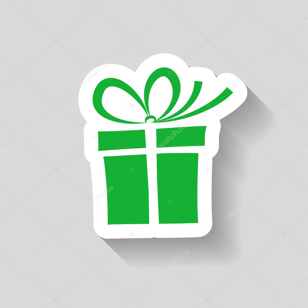 Pictograph of gift icon