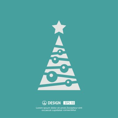 Noel ağacı simgesini