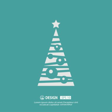 Noel ağacı simgesini